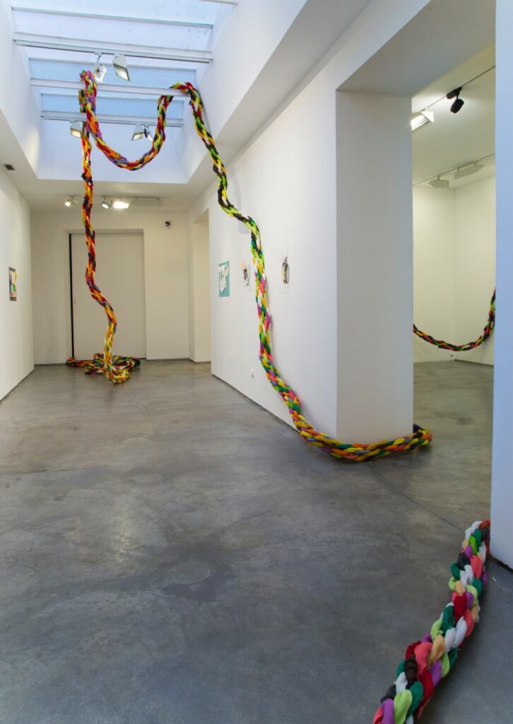 Tied to be fit installation view