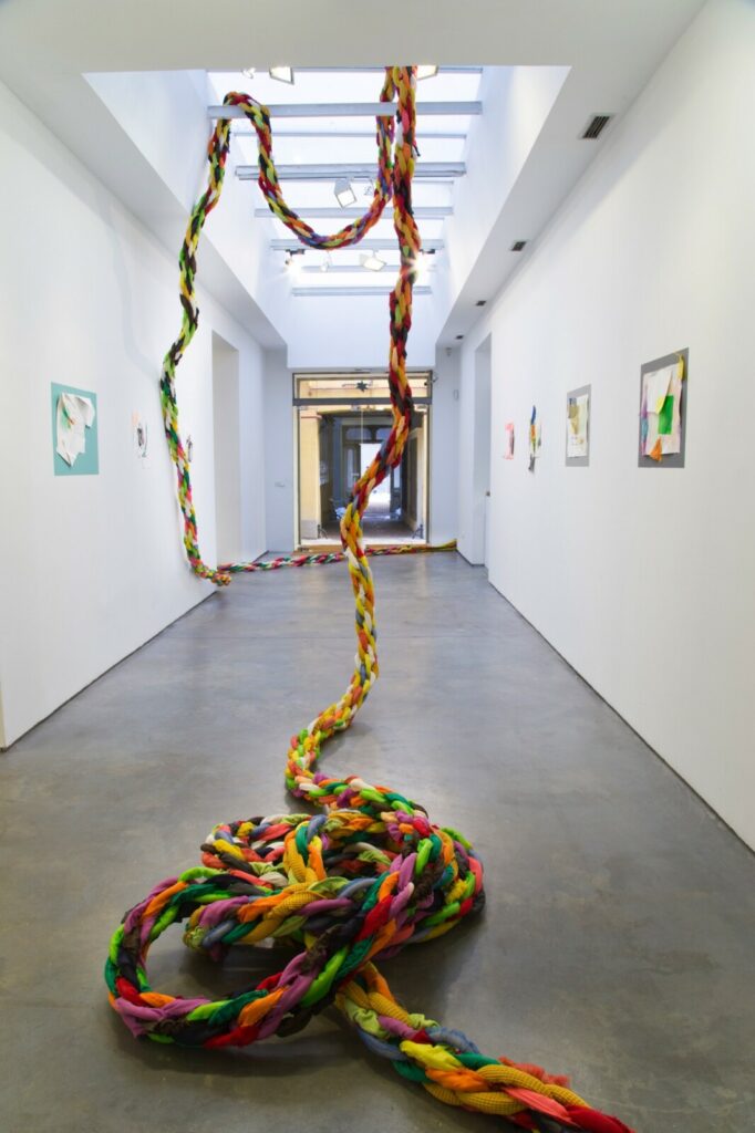 Tied to be fit installation view