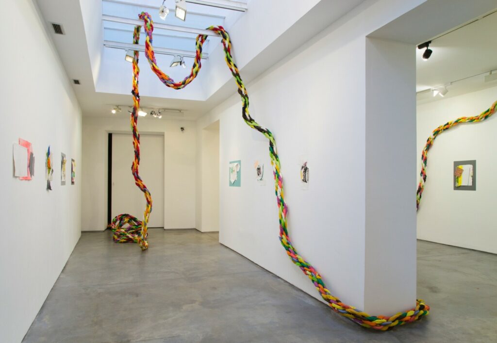 Tied to be fit installation view